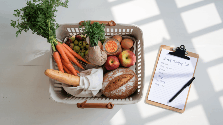 12 einfache Systeme für deinen Mealprep Wocheneinkauf – weniger Stress, mehr Zeit für dich