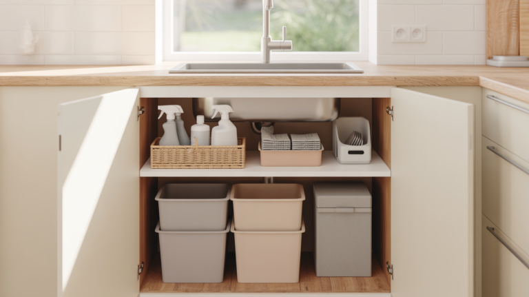 15 Tipps zum unter der Spüle organisieren für mehr Ordnung im Alltag