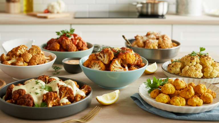 10 leckere Blumenkohl Airfryer Rezepte