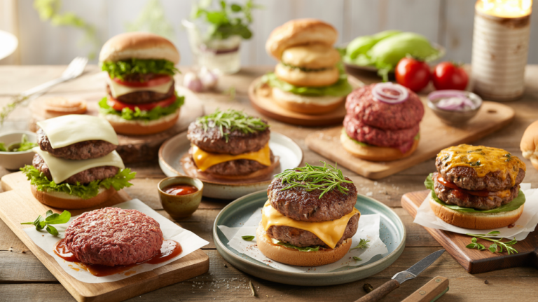 10 leckere Burger Patties Airfryer Rezepte